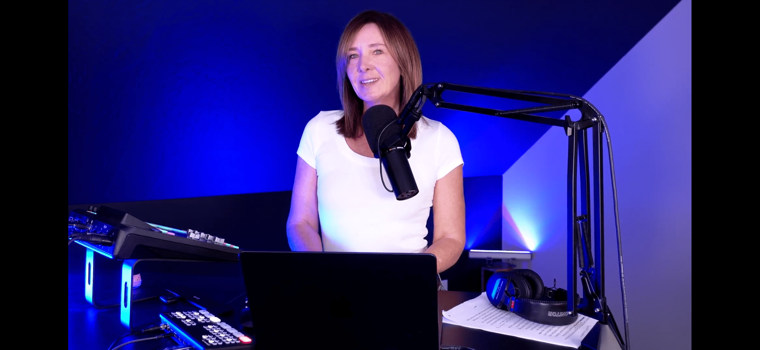 Dawna Wilson Podcast Setup